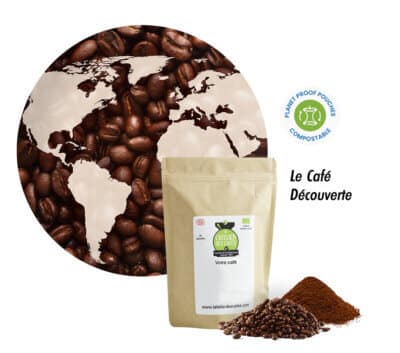 café découverte sac compostable