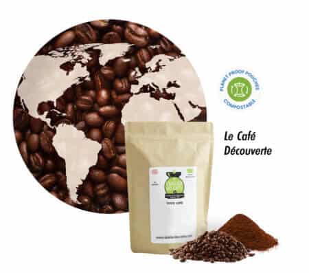 café découverte sac compostable