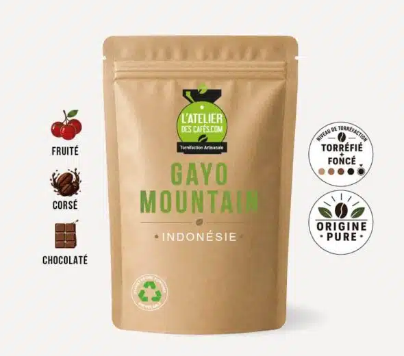 Café Gayo Mountain d'Indonésie, un café unique préparé d'une façon unique