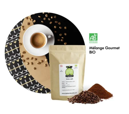 Café mélange gourmet bio de l'atelier