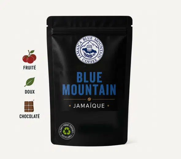 Café Blue Mountain de Jamaïque, un des meilleurs cafés du monde. Un café doux, fruité et chocolaté