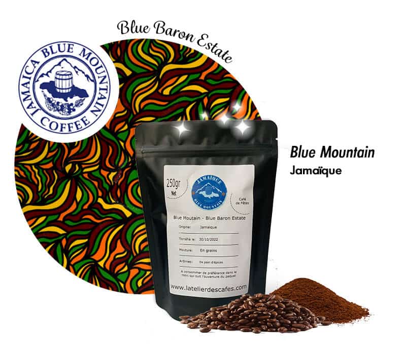 Café Blue Mountain de Jamaïque - Blue Baron Estate - 250g